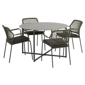 Taste by 4 Seasons Tuinset Barista Quatro Ø120 cm Green