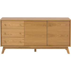 Woodman Dressoir Bjórgvin Commode, breedte 150 cm, in eenvoudig Scandinavisch ontwerp