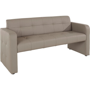 exxpo - sofa fashion Bank Barista keukenbank met comfortabele zithoogte van 49 cm geweldige detailafwerking, vrij in de ruimte te plaatsen