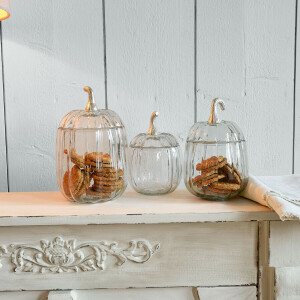 Glazen pot set van 3 Alérisse