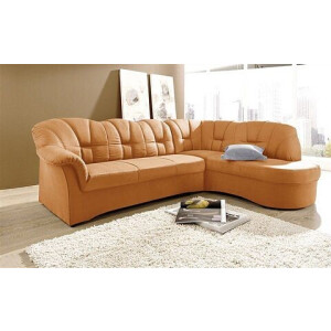 DOMO collection Hoekbank Papenburg, tijdloze rugsteppingen, elegante armleuning, L-vorm