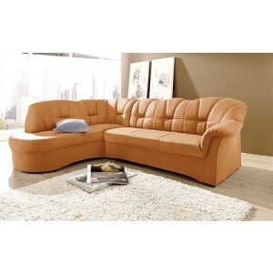 DOMO collection Hoekbank Papenburg, tijdloze rugsteppingen, elegante armleuning, L-vorm