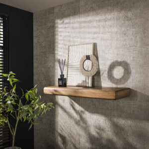 LifestyleFurn Wandplank 'Manoah' Mangohout, 118cm