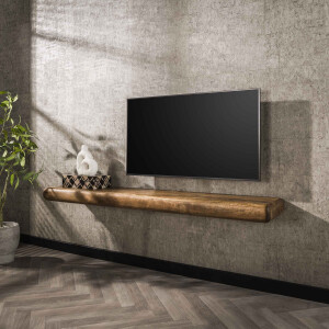 LifestyleFurn Wandplank 'Manoah' Mangohout, 168cm
