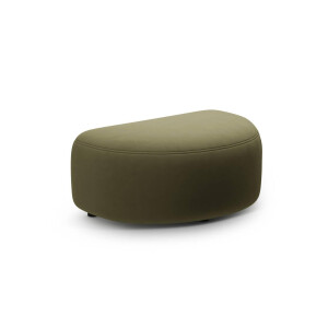 Hocker Kate halfrond velvet | Micadoni