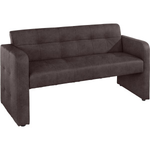 exxpo - sofa fashion Bank Barista keukenbank met comfortabele zithoogte van 49 cm geweldige detailafwerking, vrij in de ruimte te plaatsen