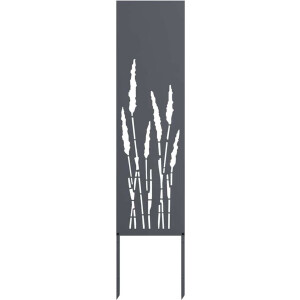 vidaXL - Tuin - Privacy - Scherm - Antraciet - 32 - x - 140 - cm - Koudgewalst - staal