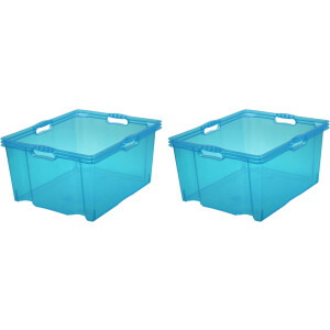 keeeper Organizer Franz Opbergboxen xxl, hoogwaardige kunststof, 44 L (set, 2-delig)