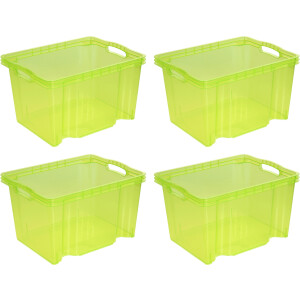 keeeper Organizer Franz Opbergbox, 13,5 L, hoogwaardige kunststof (set, 4-delig)