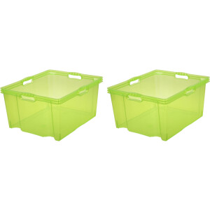 keeeper Organizer Franz Opbergboxen xxl, hoogwaardige kunststof, 44 L (set, 2-delig)