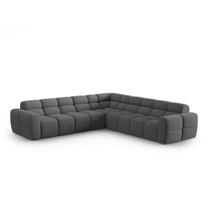 5-zits hoekbank Lisa velvet | Micadoni