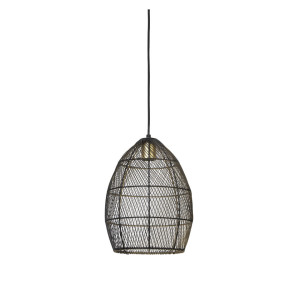 Light & Living Hanglamp 'Meya' 23cm, kleur Zwart