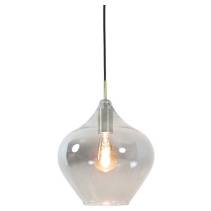 Light & Living Hanglamp 'Rakel' 27cm, antiek brons+smoke