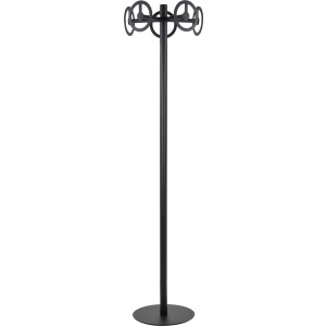 Spinder Design kapstok Circle - Zwart - 5 haken - Staal