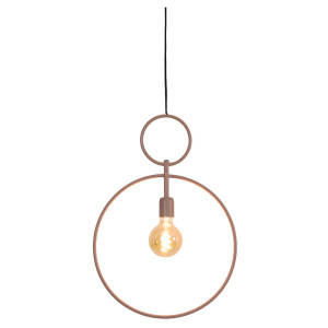 Light & Living Hanglamp 'Dorina' 40cm, oud roze