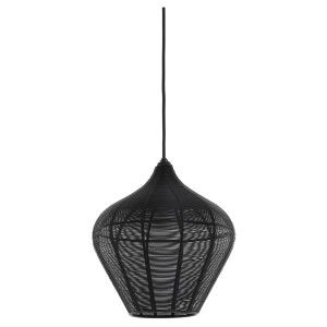 Light & Living Hanglamp 'Alvaro' 27cm, mat zwart