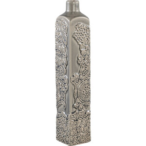 Vaas van PTMD | olijf groen | keramiek | craquelé