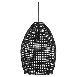 Light & Living Hanglamp 'Olaki' 46cm, Rotan, kleur Zwart
