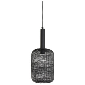 Light & Living Hanglamp 'Lekang' 55cm hoog, kleur Mat Zwart