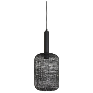 Light & Living Hanglamp 'Lekang' 55cm hoog, kleur Mat Zwart