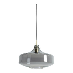 Light & Living Hanglamp 'Solna' Ø30cm, kleur Antiek Brons/Smoke