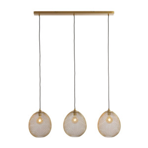 Light & Living Hanglamp 'Moroc' 3-lamps, kleur Goud