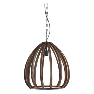 Light & Living Hanglamp 'Barsia' Mangohout, 50cm