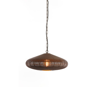 Light & Living Hanglamp 'Bahoto' 40cm, kleur Donkerbruin