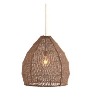 Light & Living Hanglamp 'Makassar' 50cm, kleur Donkerbruin