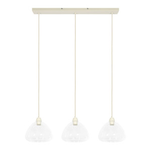 Light & Living Hanglamp 'Bisho' 3-lamps, kleur Crème