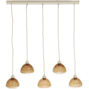Light & Living Hanglamp 'Bisho' 5-Lamps, kleur Bruin