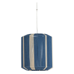 Light & Living Hanglamp 'Kozana' 48cm, kleur Blauw/Crème
