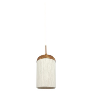 Light & Living Hanglamp 'Dania' Houtlook en touw, 28cm