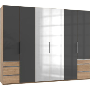 Wimex Kledingkast Level by fresh to go met glas- en spiegeldeuren