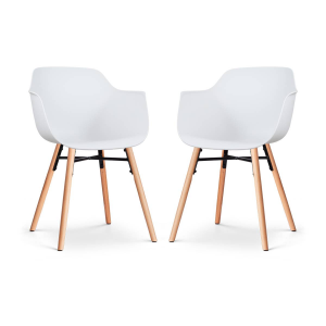 Set van 2 eetkamerstoelen Nena-Puk | Nolon