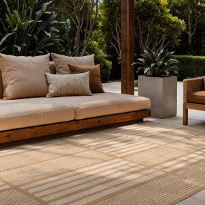 Vloerkleed Allington Rechthoekig - Jute Wit 230x160cm - Polypropyleen - Dekbed-Discounter.nl
