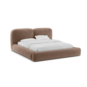 Bedframe Martina velvet 140 x 200 met opbergruimte | Micadoni Home