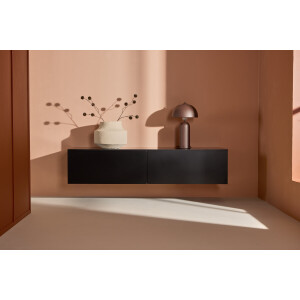 Nohr Zwevend TV-meubel 'Ericka' MDF, 160cm, kleur Zwart