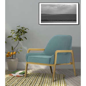 andas Fauteuil Braga naar keuze met frame van eiken in donker of beukenhout in licht
