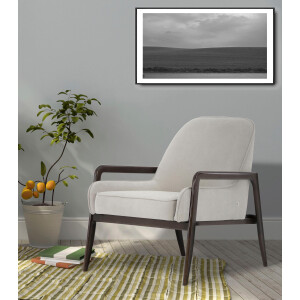 andas Fauteuil Braga naar keuze met frame van eiken in donker of beukenhout in licht
