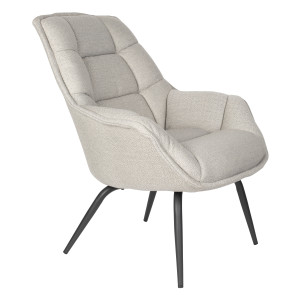 ZILT Fauteuil 'Bejamin' kleur Grijs