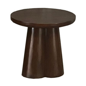 Brix Ronde Bijzettafel 'Clubs' Mangohout, 50cm