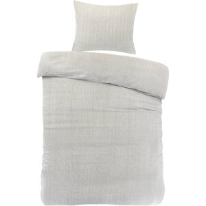 2e Halve Prijs Leen Bakker - Dekbedovertrek Olivier - Zand - 140x200/220 Cm - Katoen - Beige