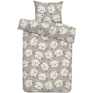 2e Halve Prijs Leen Bakker - Dekbedovertrek Indie - 140x200 Cm - Polyester - Beige