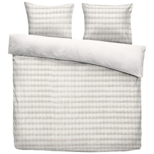 2e Halve Prijs Leen Bakker - Dekbedovertrek Brylin - Off-white - 200x200/220 Cm - Polyester - Wit