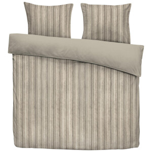 2e Halve Prijs Leen Bakker - Dekbedovertrek Felix - Zand/taupe - 240x200/220 Cm - Polyester - Beige#Taupe