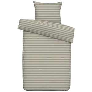 Leen Bakker - Dekbedovertrek Fallon - Zand - 140x200 Cm - Katoen - Beige