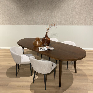 Livingfurn Eettafel 'Beaunan' Mangohout, 240 x 110cm