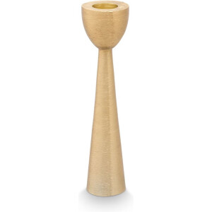 vtwonen Kandelaar - Metalen kaarsenhouder - Goud - Set van 2 Kandelaren - 16 cm