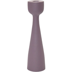 by Mooss - Paudar - Kandelaar - Purple - Gepoedercoat - Metaal - 33 cm - Ø 6 cm - Paars - Lila